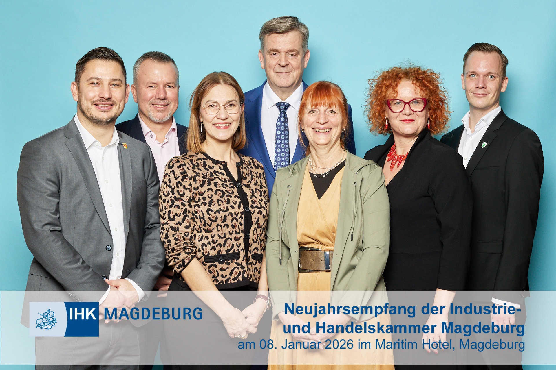 Empfangsfotografie auf der Veranstaltung Neujahrsempfang der IHK Magdeburg, fotografiert von Rayk Weber Fotograf aus Magdeburg